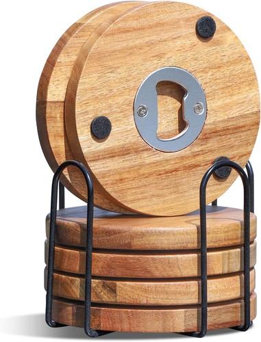 Untersetzer gläser holz - untersetzer,