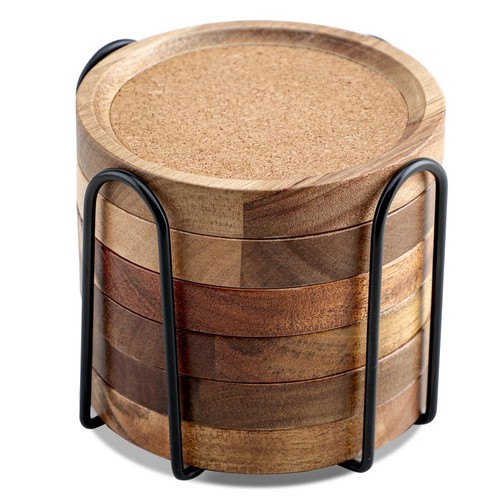 Untersetzer holz kork - untersetzer,