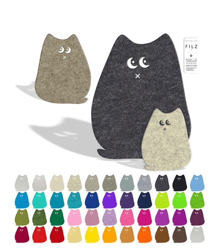 Miezekatze katze filz - ,