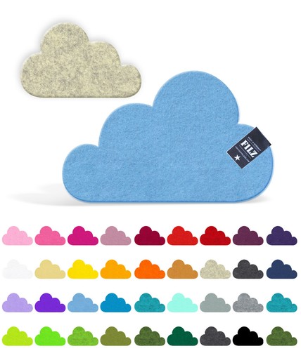 Wolken filz untersetzer - filz,