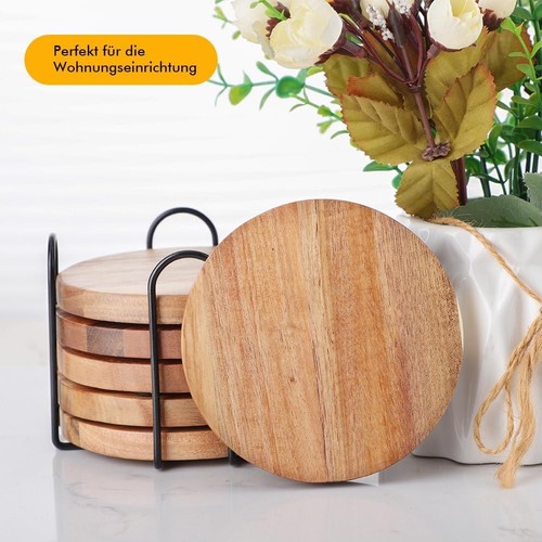 Wlwnwft glasuntersetzer holz - wlwnwft,