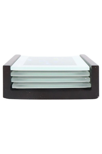 Glas untersetzer set teilig - glas, 4-teilig