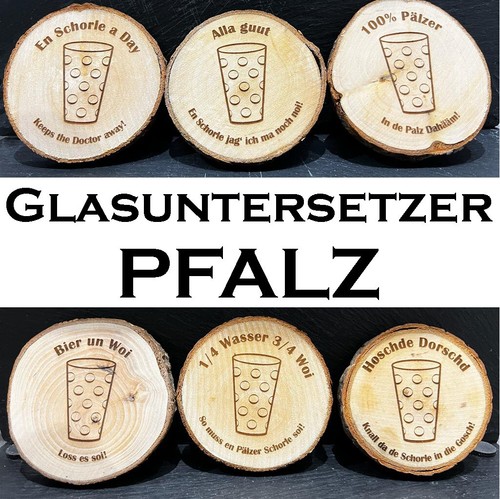 Pfalz untersetzer holz - pfalz,